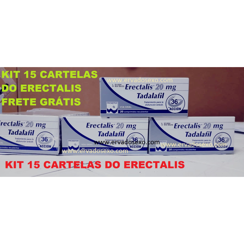 15 Cartelas Erectalis 15 Cartelas Erectalis